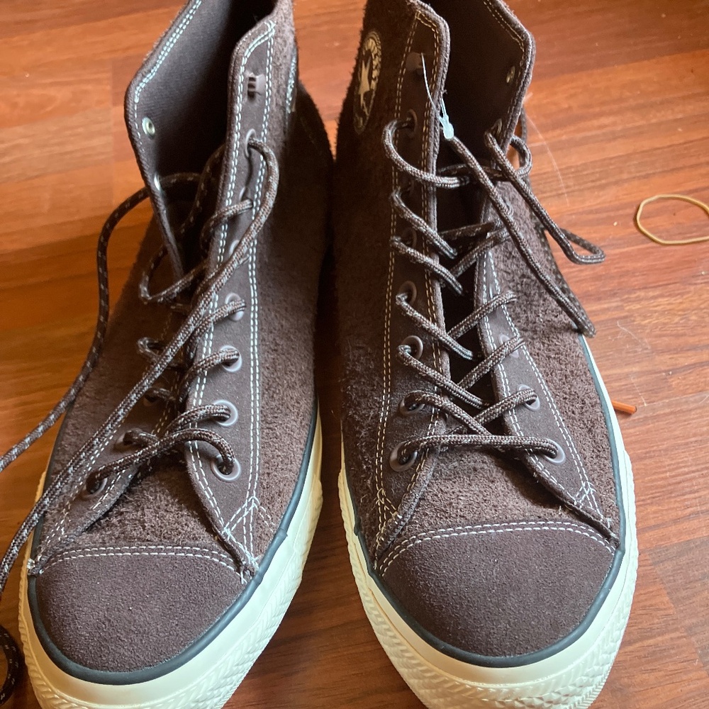 Converse All-Star leather high tops mens 13